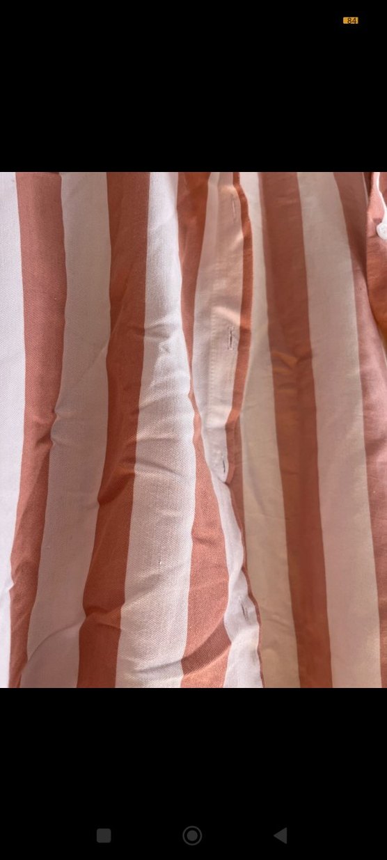 Kadın pembe Çizgili Düğmeli Gömlek - Görsel 4