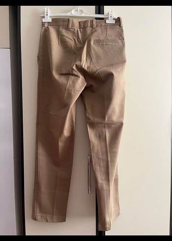 Bej Kadın Kumaş Pantolon Regular Fit - Görsel 2