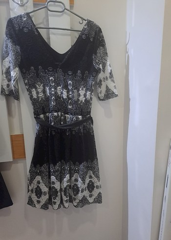 xs Beden dantel desen elbise