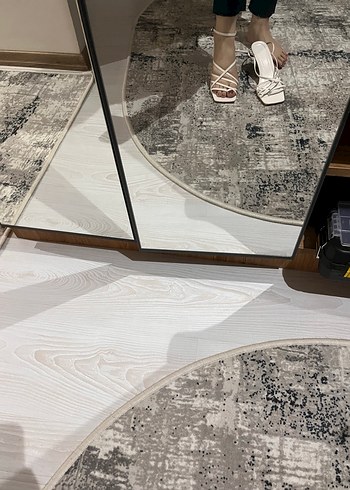 Beyaz Topuklu Kadın Sandalet - Görsel 4