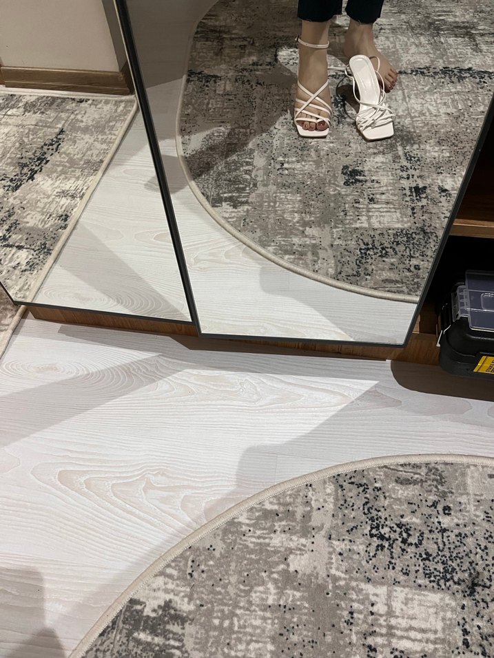 Beyaz Topuklu Kadın Sandalet - Görsel 4