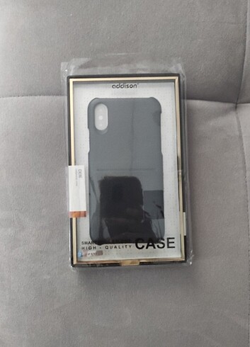 Addison Iphone X/Xs Lacivert Deri Telefon Kılıfı