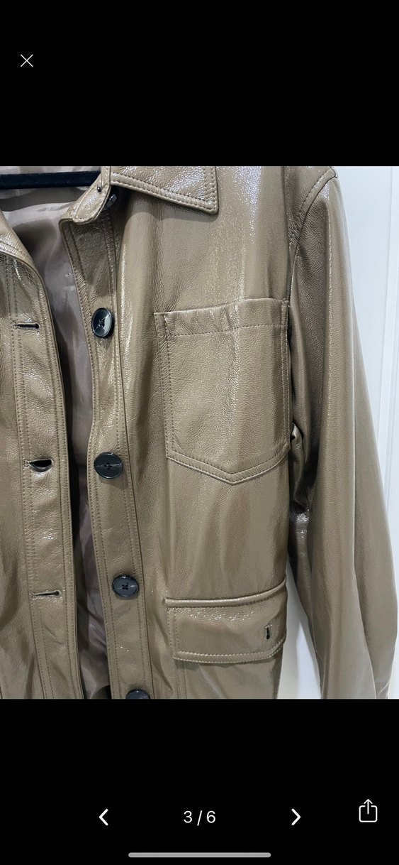 Rugan deri ceket - Görsel 3