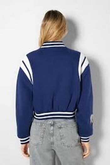 Bershka Bershka Kolej Crop Ceket