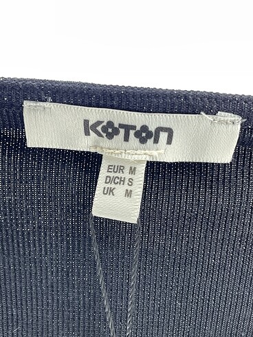 m Beden siyah Renk Koton Bluz %70 İndirimli.