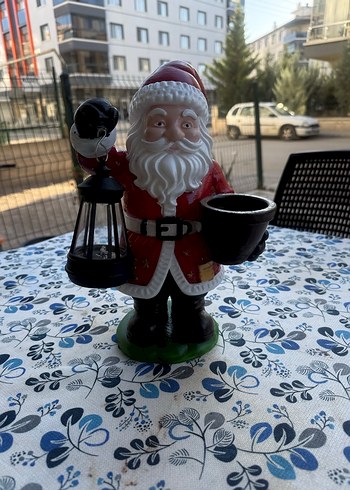 Karanlıkta Parlayan Noel Baba Figürü 30 cm