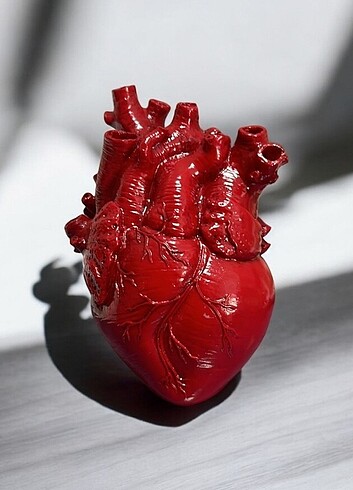 Anatomik kalp vazo 15 cm