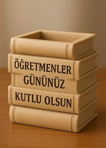 Kitap Görünümlü Kalemlik - Öğretmenler Günü