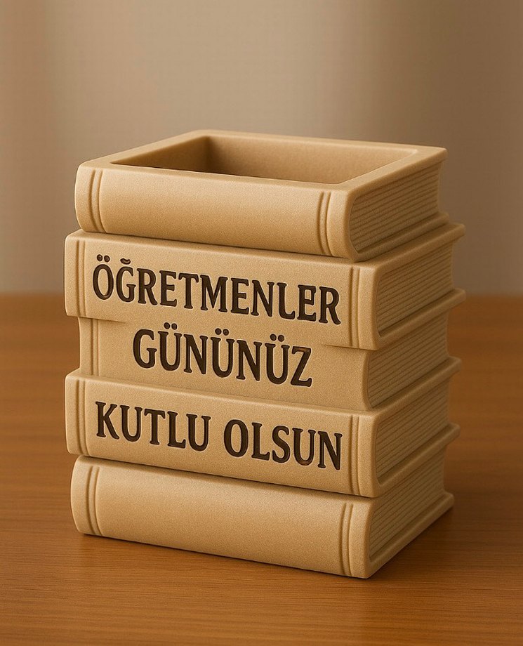 Kitap Görünümlü Kalemlik - Öğretmenler Günü - Görsel 2