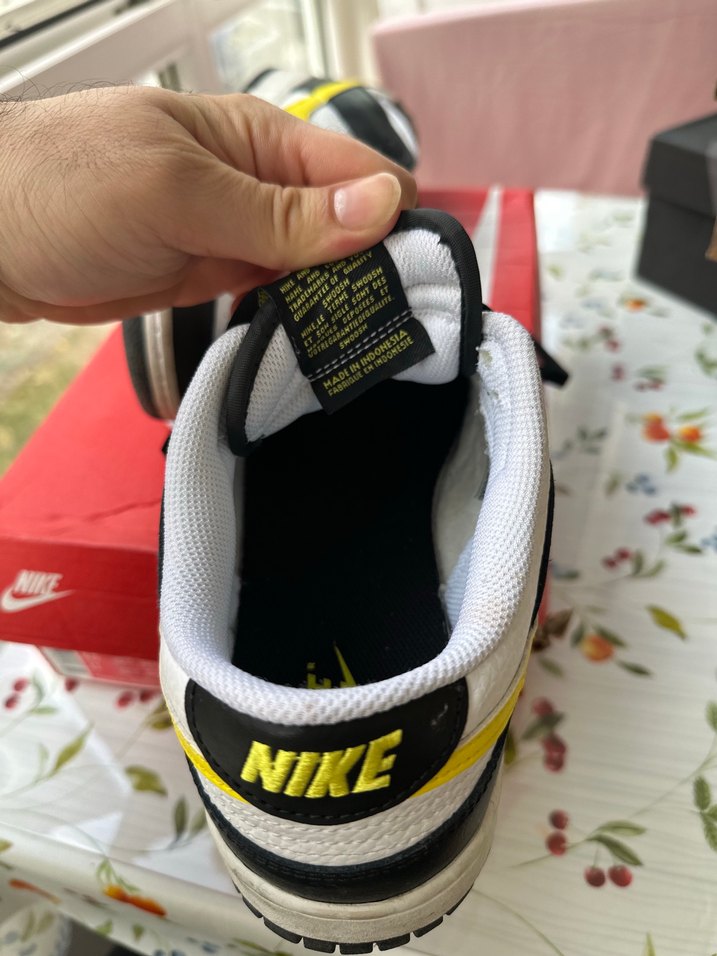 Nike Dunk Low Siyah-Beyaz Sneaker — görsel 5/17