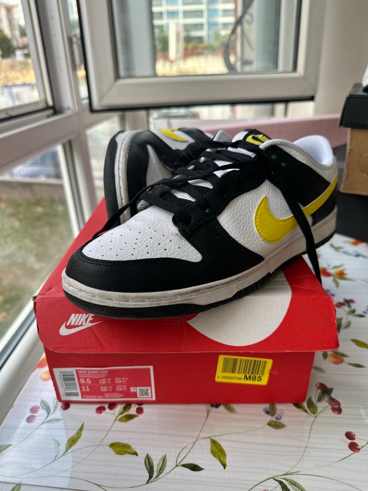 Nike Dunk Low Siyah-Beyaz Sneaker — görsel 16/17