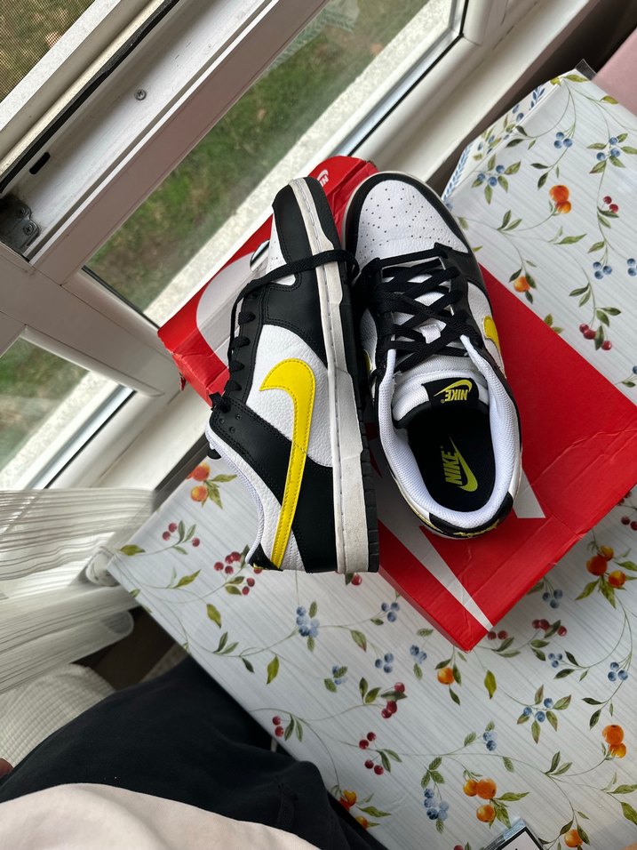 Nike Dunk Low Siyah-Beyaz Sneaker — görsel 14/17