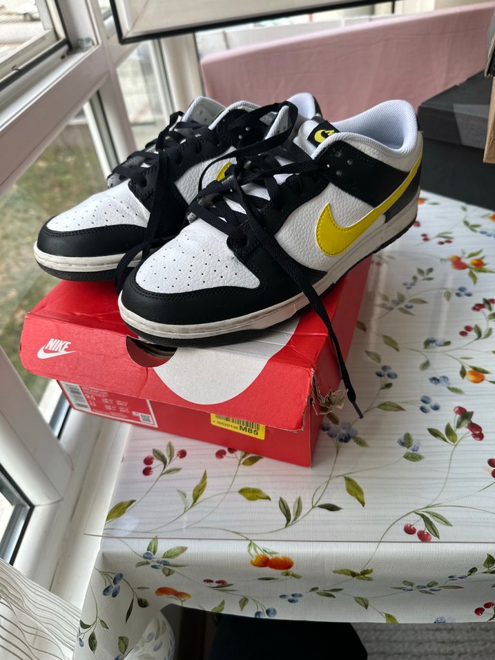 Nike Dunk Low Siyah-Beyaz Sneaker — görsel 9/17