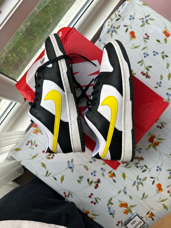 Nike Dunk Low Siyah-Beyaz Sneaker — görsel 7/17