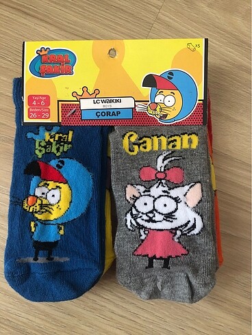 LC Waikiki LCWaikiki Kral Şakir 5li Patik Çorap
