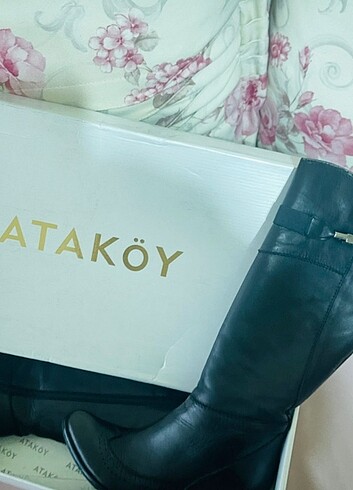 Ataköy hakiki Deri çizme.