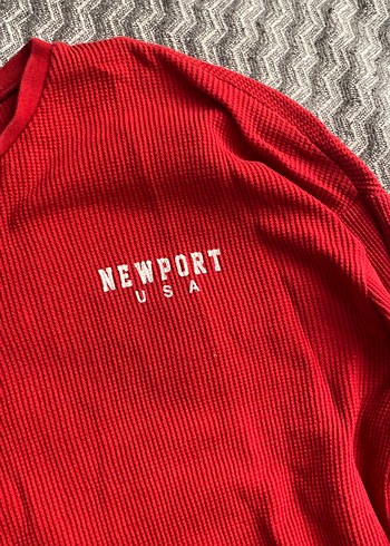 Kırmızı sweat crop