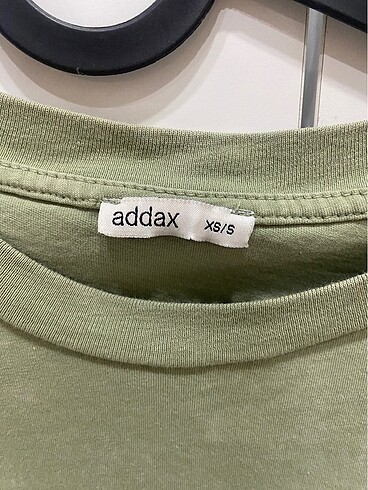 Addax Addax oversize yeşil tişört