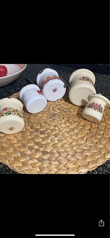 Beden Vintage emaye cezve takımı koleksiyon