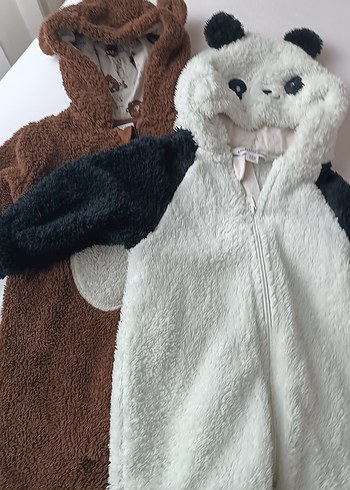 Kürklü Kapüşonlu Bebek Tulumu - Görsel 2