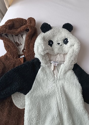 Kürklü Kapüşonlu Bebek Tulumu - Görsel 4