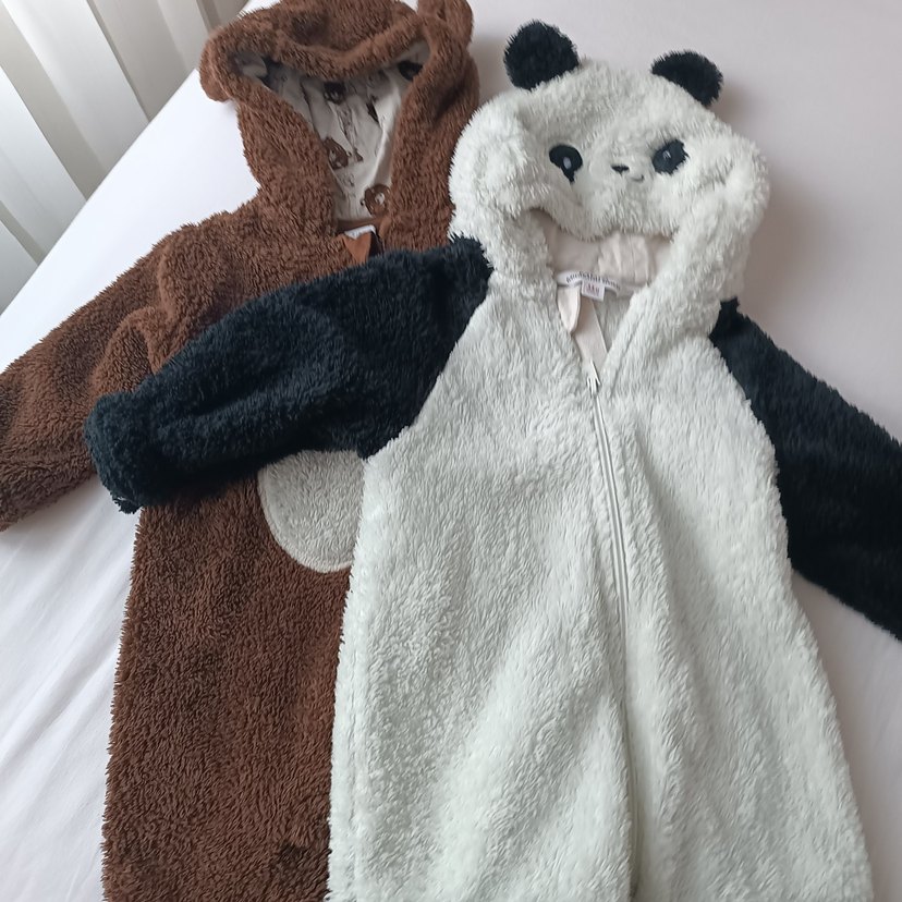 Kürklü Kapüşonlu Bebek Tulumu - Görsel 2