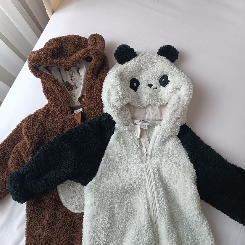 Kürklü Kapüşonlu Bebek Tulumu - Görsel 4