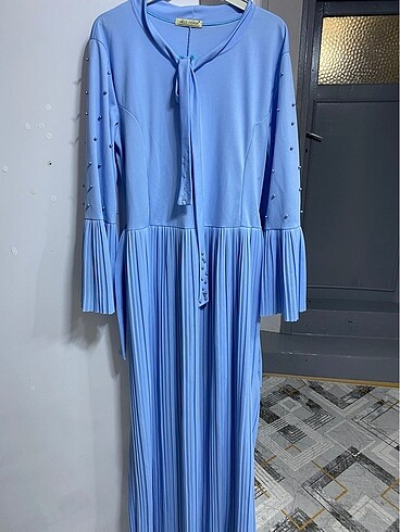 Bebe mavisi elbise - Görsel 4