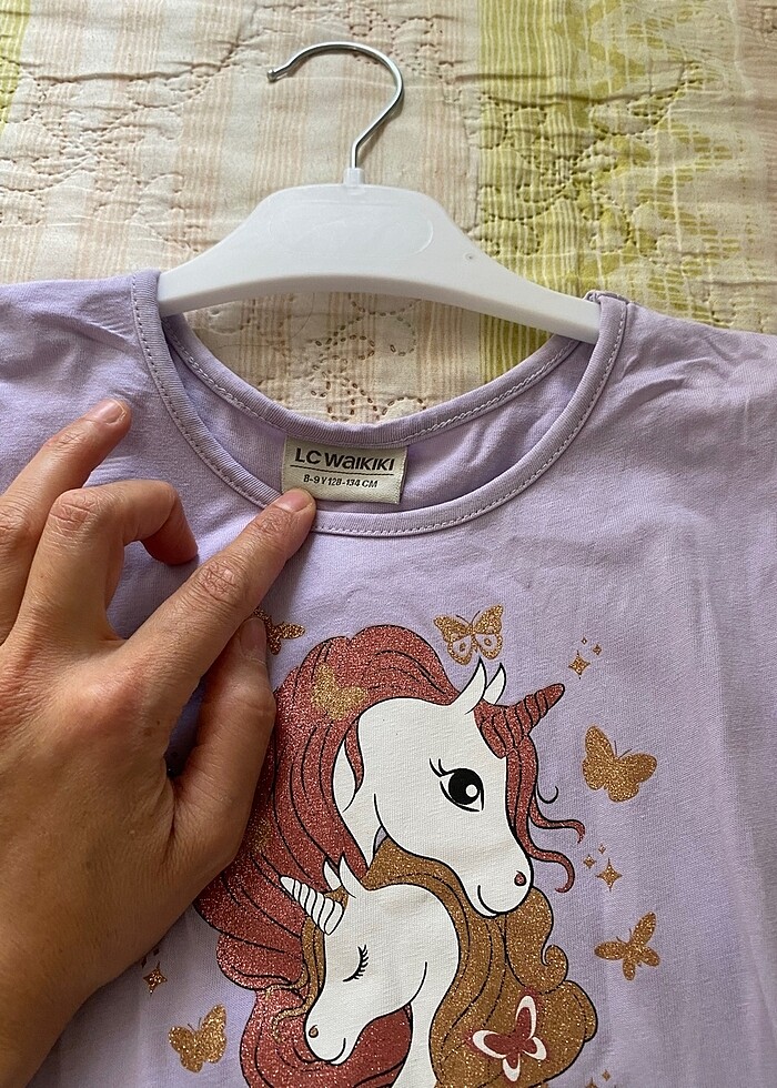 Kız çocuk penye elbise - Görsel 2