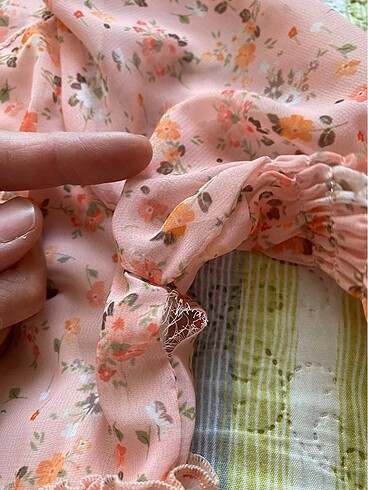 Kız çocuk şifon elbise - Görsel 5