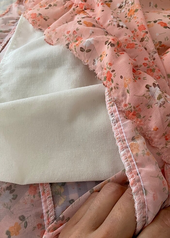 Kız çocuk şifon elbise - Görsel 2