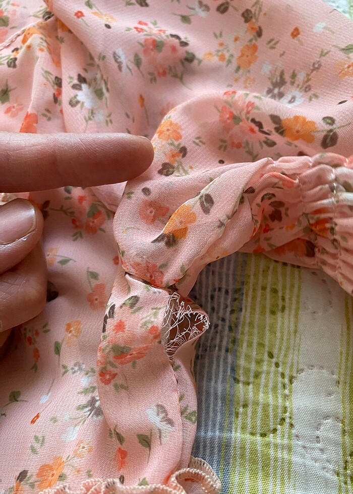 Kız çocuk şifon elbise - Görsel 5