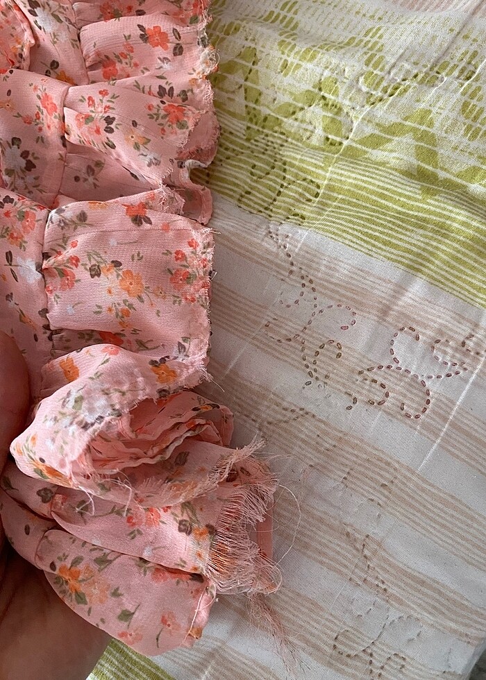 Kız çocuk şifon elbise - Görsel 4