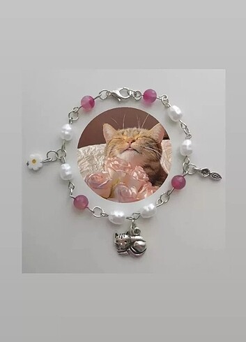 Kediş pinterest y2k bileklik 