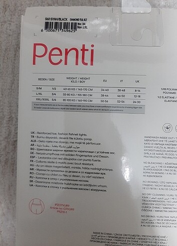 m Beden File çorap