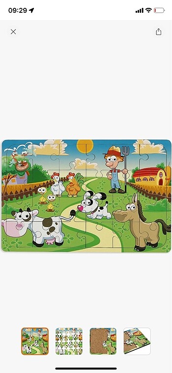 Ahşap puzzle