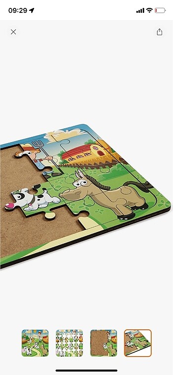  Beden Renk Ahşap puzzle