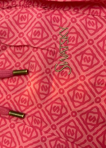 Pembe Bağlamalı Şort - Görsel 2