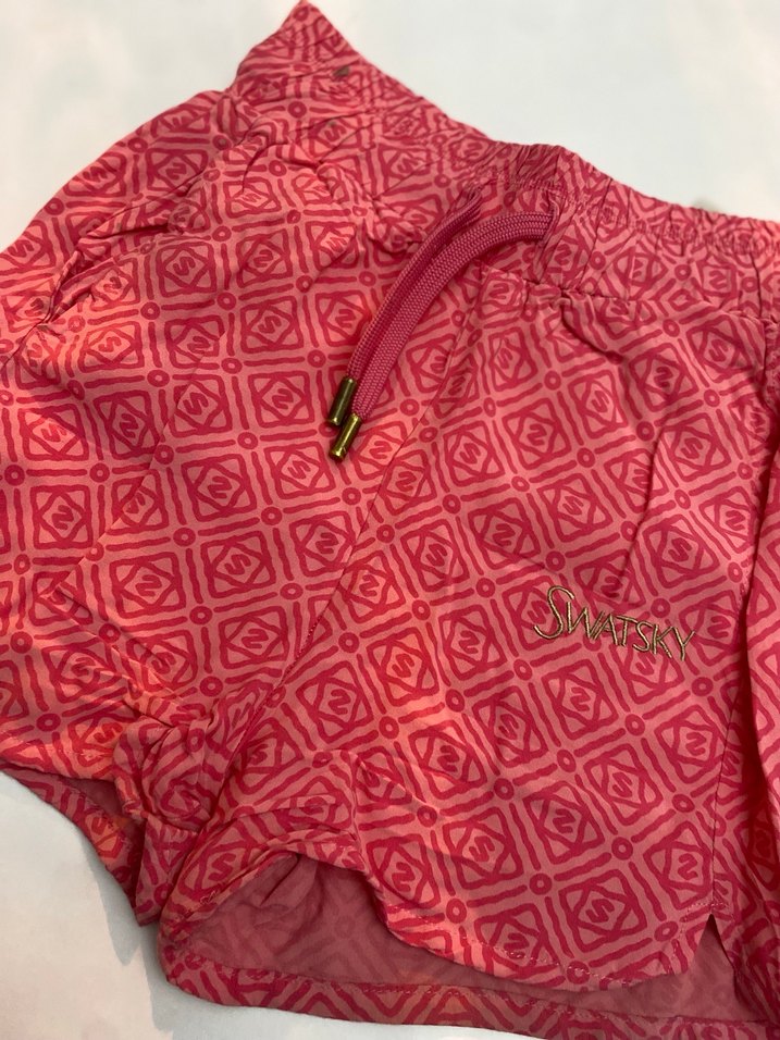 Pembe Bağlamalı Şort - Görsel 3