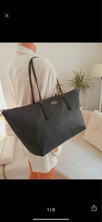 orijinal lacoste tote bag