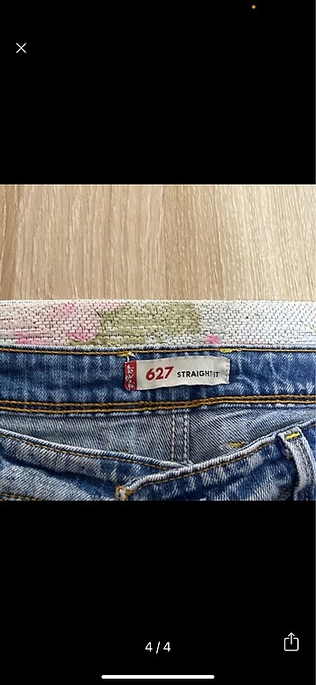 42 Beden mavi Renk levis düşük bel pantalon