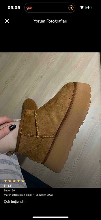 39 Beden camel Renk Marjin tabanlı ugg