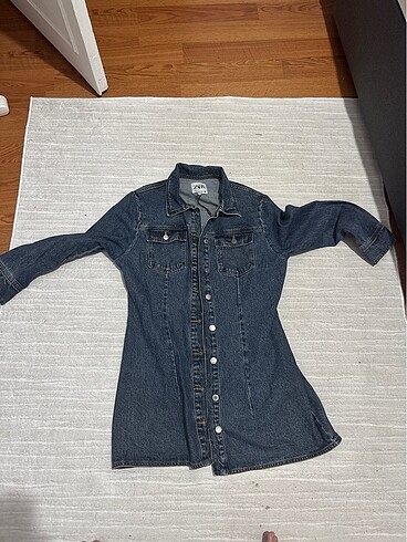 Zara xl beden kot elbise