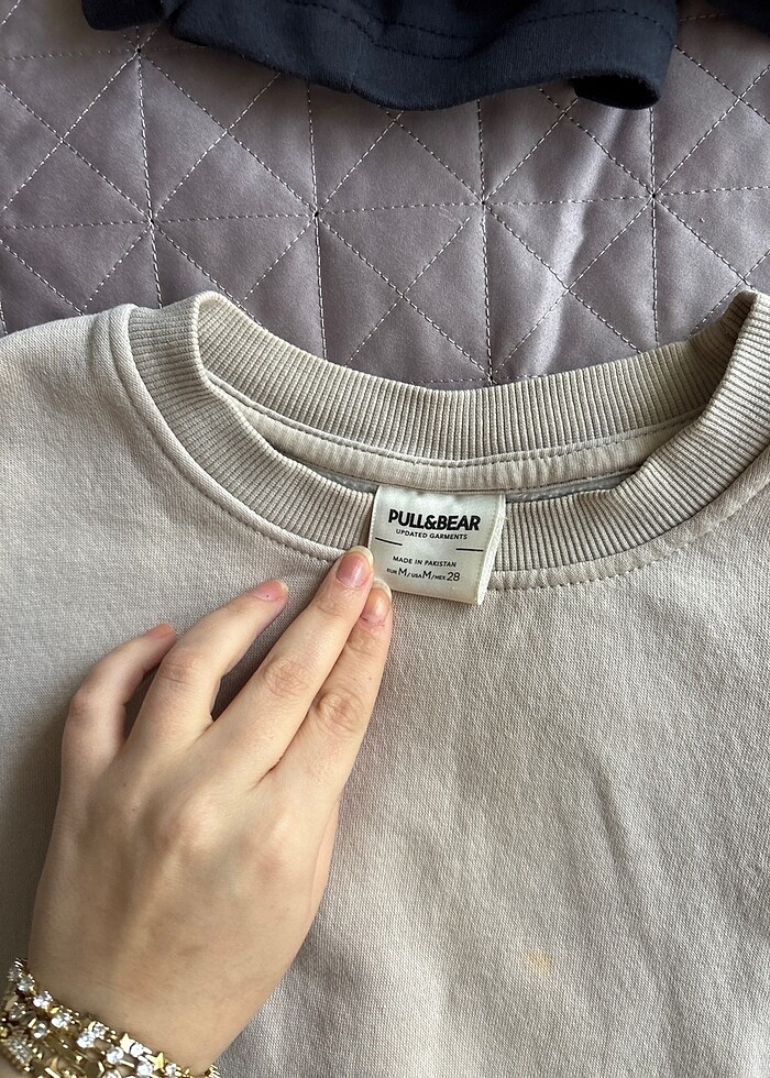 Pull & bear m beden kısa kazak - Görsel 2