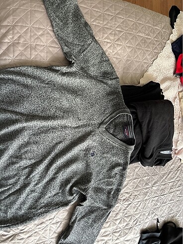 Polo v yaka koyu renk triko kazak - Görsel 2