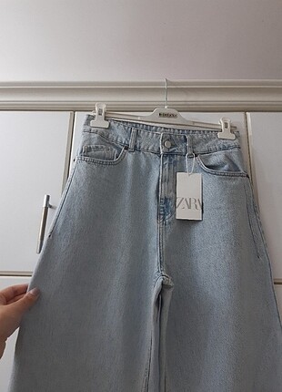 l Beden mavi Renk Zara pantolon 