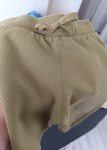 9-12 Ay Beden Bej Erkek Çocuk Rahat Pantolon