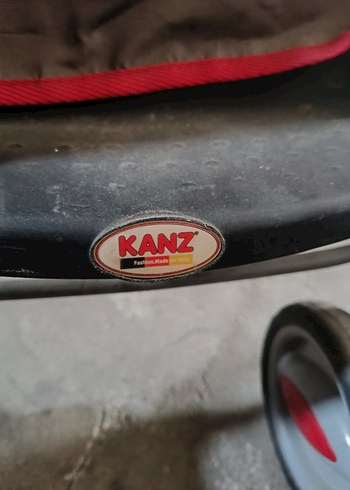 Kırmızı ve Kahverengi Bebek Arabası - Görsel 8