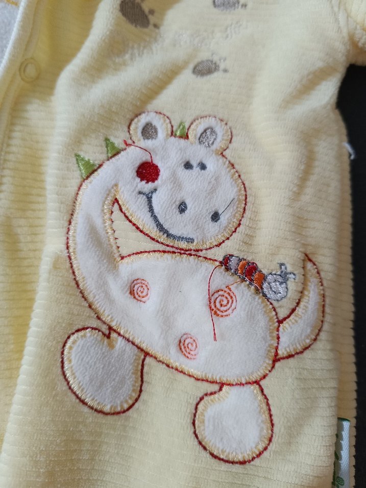 Sarı Kapüşonlu Bebek Kış Tulumu - Görsel 2