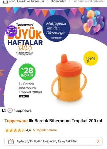 Turuncu Bebek Suluk Bardak - Görsel 7